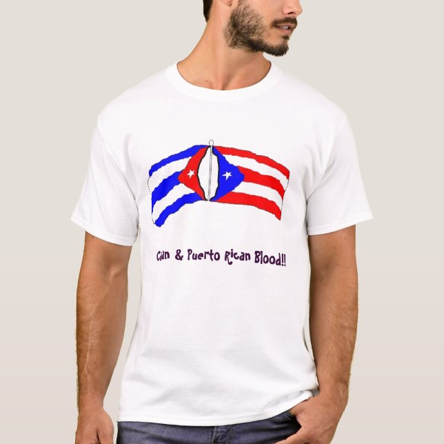Camiseta Americano puertorriqueño cubano (Anverso)