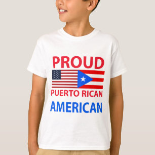 Camiseta Americano puertorriqueño orgulloso