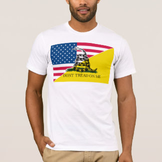 Camiseta Americano y bandera de Gadsden