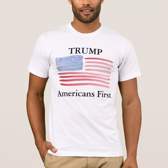 Camiseta Americanos del triunfo del voto primero (Anverso)