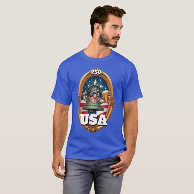 Camiseta America's 250th Anniversary 4th of July 2026 (Anverso completo)