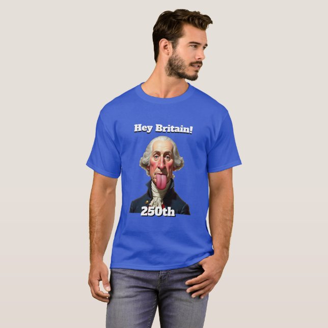 Camiseta America's 250th Anniversary Celebration George  (Anverso completo)