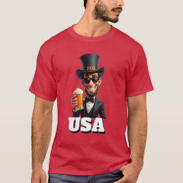 Camiseta America's 250th Anniversary Celebration George 