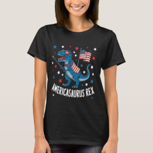 Camiseta Americasaurus Rex Funny 4 De Julio Dinosaur Patri