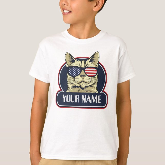 Camiseta Americat 4 de julio (Anverso)