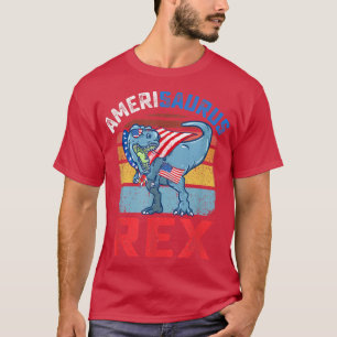 Camiseta Amerisaurus Re Funny 4 de Julio TRe Dinosaur USA