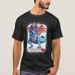 Camiseta Amerisaurus Rex Guay Dinosaur Patriótico 4 De Juli