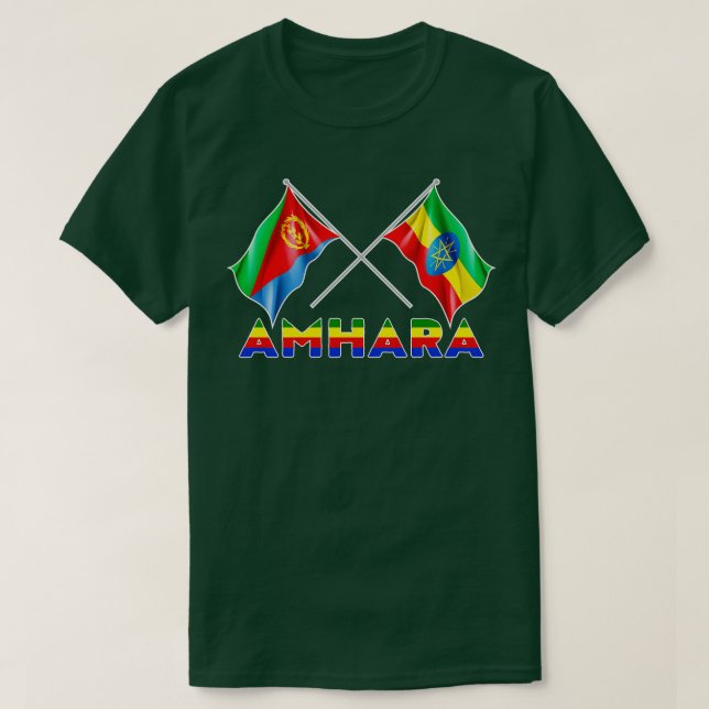 Camiseta Amhara Ethiopia Eritrea Abyssinia Africa TDesign (Diseño del anverso)