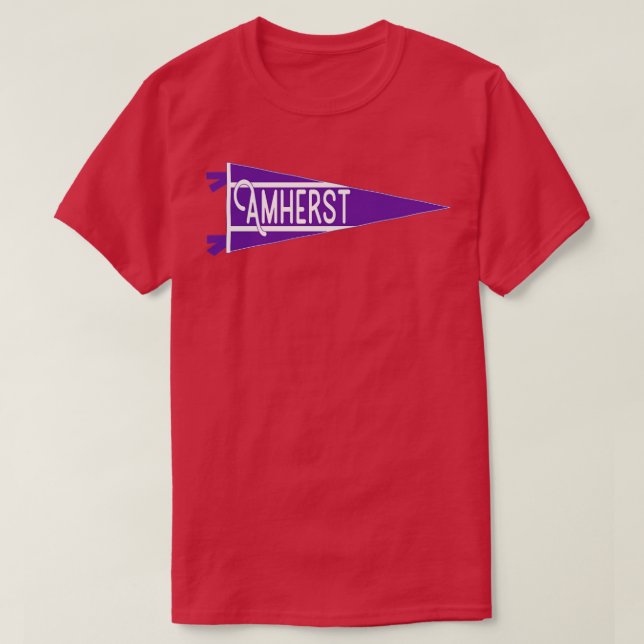 Camiseta Amherst Pennant  (Diseño del anverso)