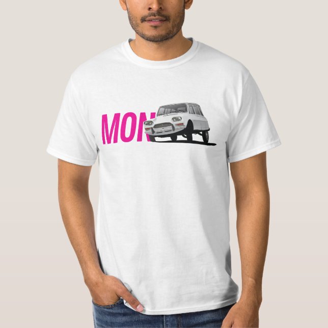 Camiseta Ami de lunes, rotura del Ami 8 de Citroën, (Anverso)