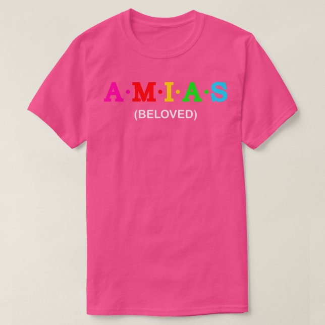 Camiseta Amias amadas (Diseño del anverso)