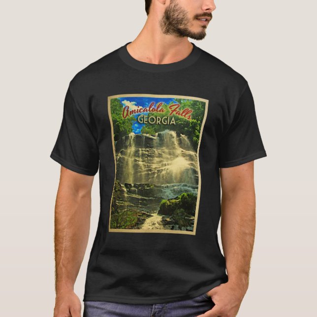 Camiseta Amicalola cae Georgia (Anverso)