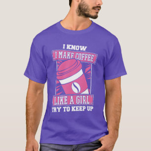Camiseta Amiga artista del café barista