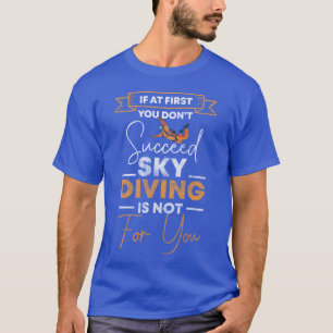 Camiseta Amiga chica del deporte extremo de salto en paraca