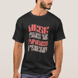 Camiseta Amiga de las mujeres Paparazzi Retro coincidente s