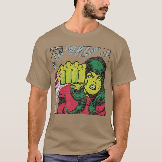 Camiseta Amiga de SheHulk en panel de cómic (Anverso)