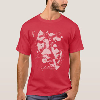 Camiseta Amiga jugadora de fútbol de chicas pastel deporte