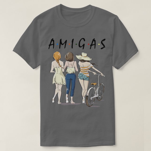 CAMISETA AMIGAS (Diseño del anverso)