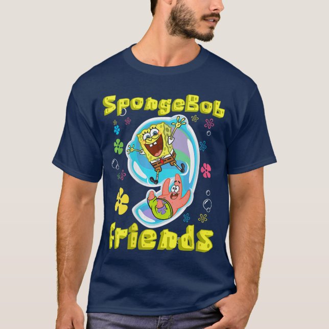 Camiseta Amigas de SpongeBob SquarePants Patrick Star  (Anverso)