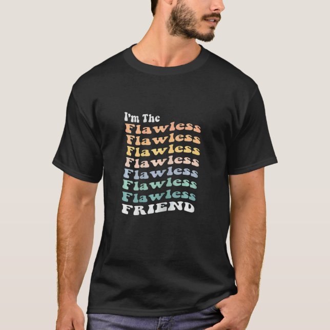 Camiseta Amigas Desposada Retro Impecable A Juego (Anverso)