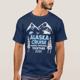 Camiseta Amigas familiares y el grupo crucero Alaska 2024 R