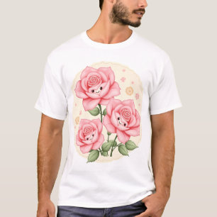 Camiseta Amigas Flores: Pétalos con Personalidad