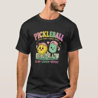 Camiseta Amigas Lindas de Pickleball – Juega • Ríe • Repite