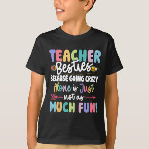Camiseta Amigas maestras divertidas coincidentes Amigas mae