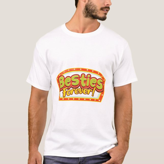 Camiseta Amigas para siempre (Anverso)
