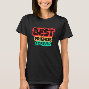 CAMISETA AMIGAS PARA SIEMPRE AMIGAS RETRO, AMISTAD