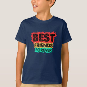 CAMISETA AMIGAS PARA SIEMPRE AMIGAS RETRO, AMISTAD