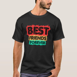 CAMISETA AMIGAS PARA SIEMPRE AMISTAD RETRO, AMISTAD