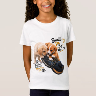 Camiseta Amigas Perritas – Pequeñas Patas, Grandes Aventura