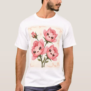 Camiseta Amigas Rosas Caprichosas