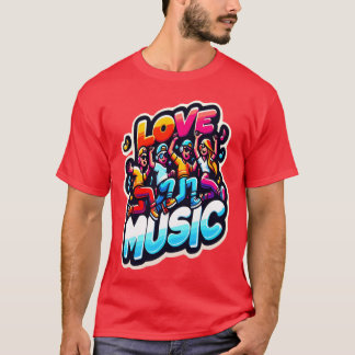Camiseta amigo aficionado a la música