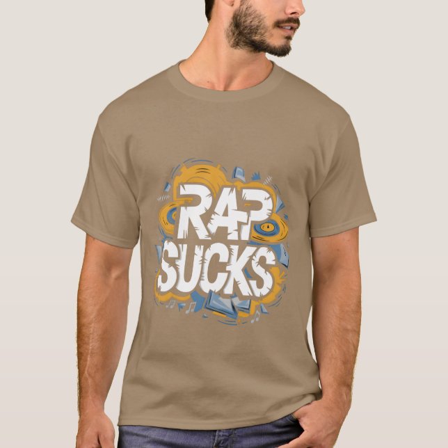 Camiseta Amigo al que le disgusta el rap (Anverso)