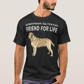 Camiseta Amigo Amarillo De Recuperación De Labrador Para La