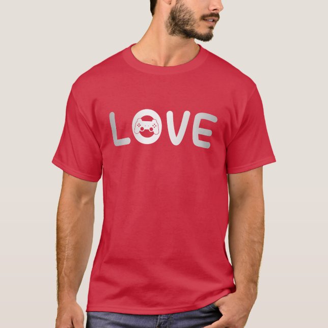 Camiseta amigo amor gaming (Anverso)