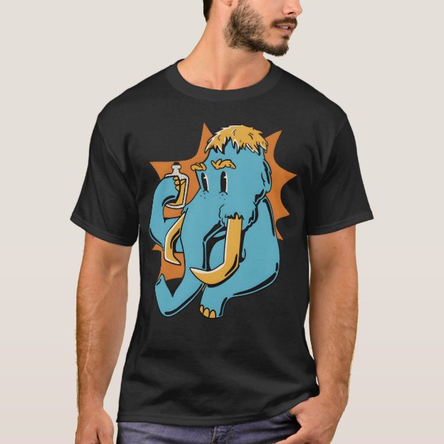 Camiseta Amigo animal mamut (Anverso)