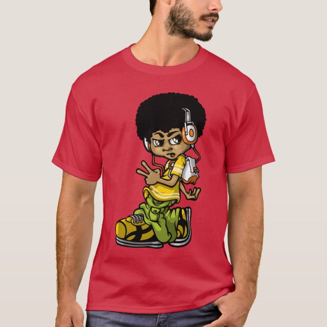 Camiseta Amigo bboy vintage (Anverso)