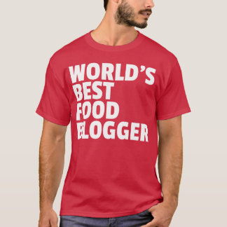 Camiseta Amigo bloguero de comida el mejor del mundo