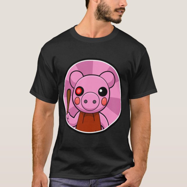 Camiseta amigo chico de Roblo Piggy (Anverso)