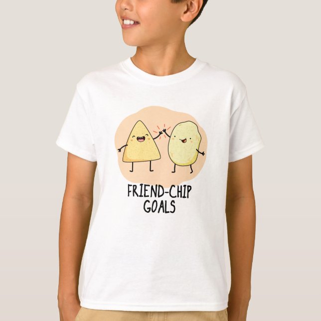 Camiseta Amigo-Chip Goals Funny Chip Pun (Anverso)