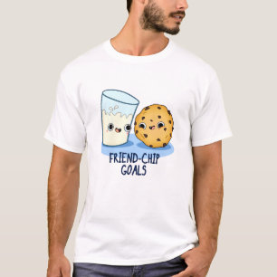 Camiseta Amigo-Chip Goals Funny Milk Cookies Pun