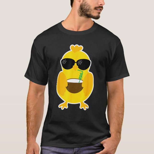 Camiseta Amigo Cómic Pollo Amor Animal (Anverso)
