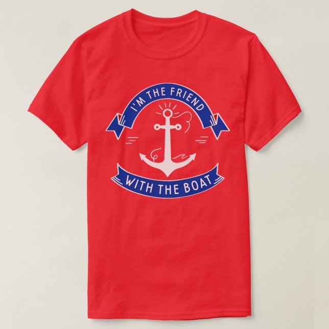 Camiseta Amigo Con El Barco (Diseño del anverso)