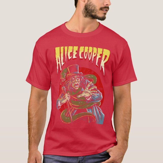 Camiseta amigo de Alice Cooper en cómic (Anverso)