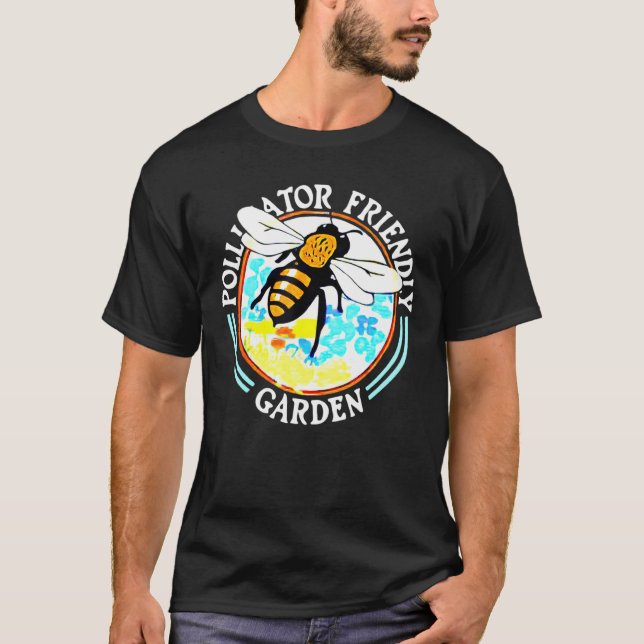 Camiseta Amigo de Bee Pollinator Garden Beekeeper Gardening (Anverso)