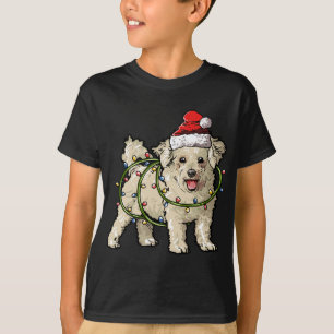 Camiseta Amigo de Bichon Santa Navidad Encender Navidad