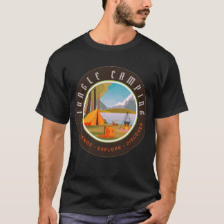 Camiseta Amigo de camping en la selva